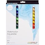 Daler Rowney Simply Watercolor Set - 24 Watercolor Paint Tubes for Student Artists of All Ages - Vibrant Smooth 12ml Watercolor Paints for Canvas Paper and More