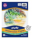 UCreate Watercolor Paper, Bulk, 140 Lb., White, 9' x 12', 50 Sheets