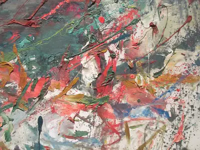 How to Make Texture Paste for Acrylic Paint on Canvas - Painting by Joan Mitchell